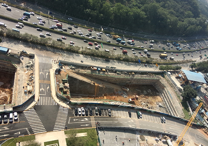 中國深圳市銀湖藍山項目樁基工程2